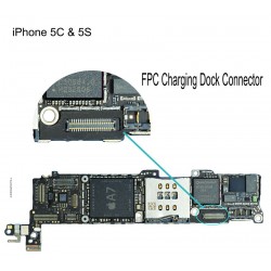FPC Charging Dock Connector iPhone 5S Repair Service