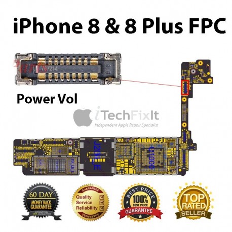 FPC LCD connector iphone 8 & 8 Plus Repair Service